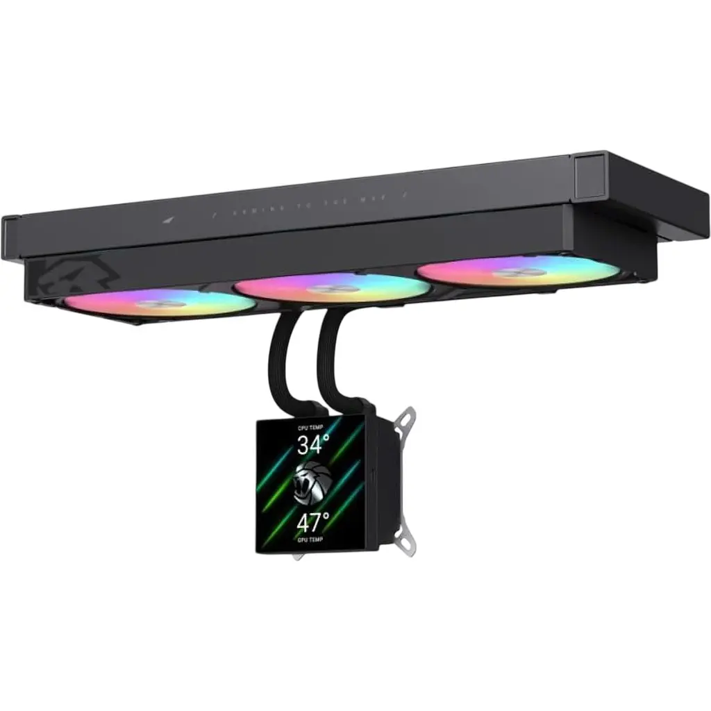 Система водяного охолодження GameMax Glacier 360 LCD Black [166118] - фото 5