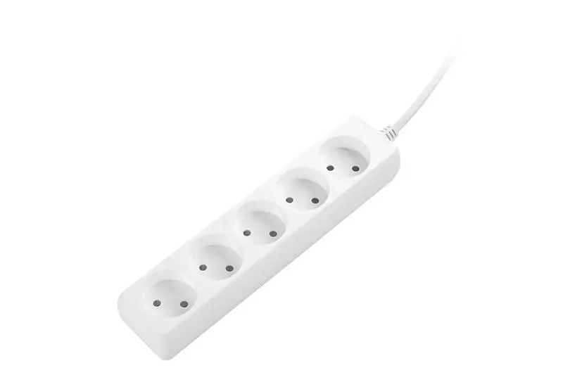 Сетевой удлинитель 2E 5XCEE7/17, 2G*1.0мм, 1.5м, white (2E-U0510M1.5) - фото 3