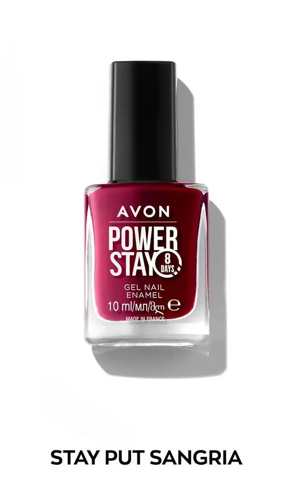 Лак для нігтів Avon «СуперСтійкість» Витримана сангрія/Stay Put Sangria, 10 мл (158511593)