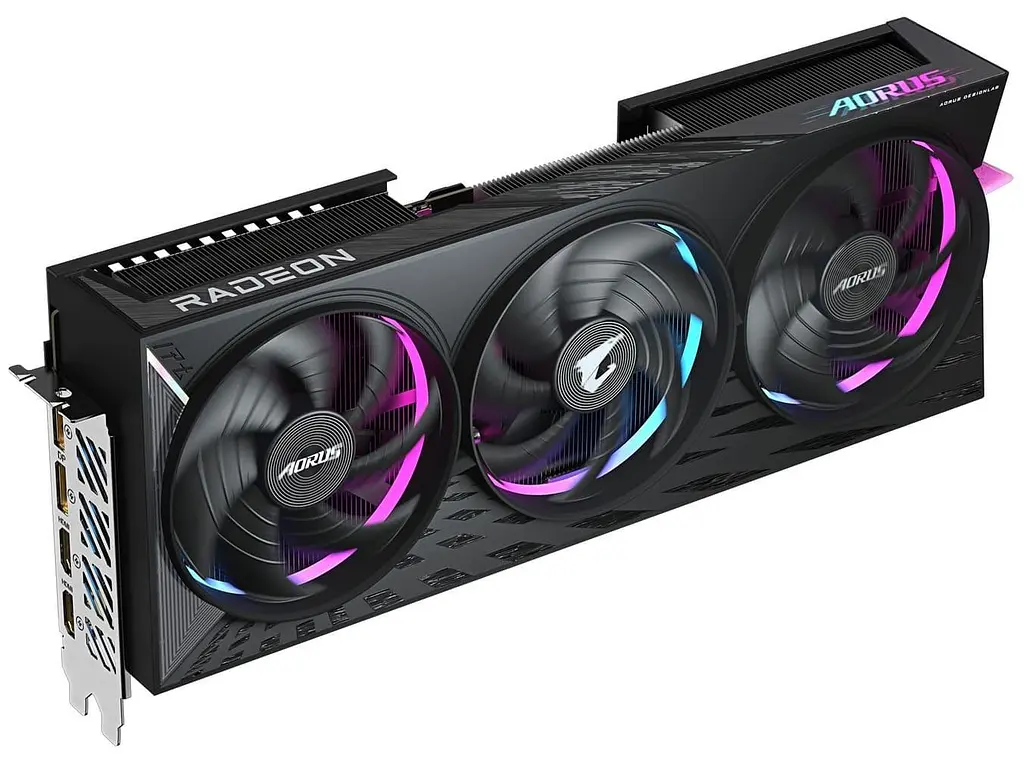 Видеокарта Gigabyte AMD Radeon RX 9070 XT 16GB AORUS ELITE (GV-R9070XTAORUS E-16GD) (GDDR6, 256 bit, PCI-E v5.0 x16) - фото 2