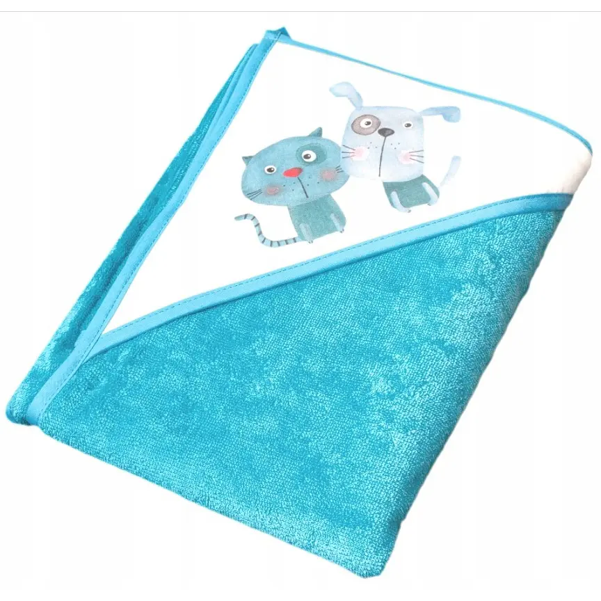 Ванночка с набором аксессуаров Tega Baby Кот и Пес 102 см light blue (PK-102-101) - фото 5