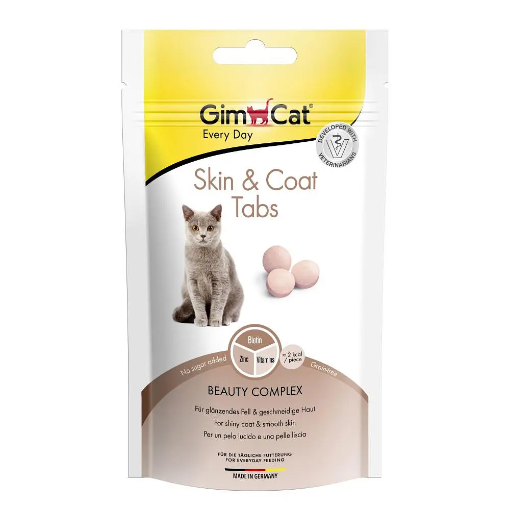 Ласощі для кішок GimCat Every Day Skin&Coat ДжимКет для здоров'я вовни 40 г (арт.418711/419114)