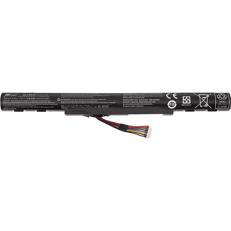 Акумулятор PowerPlant для ноутбуків ACER Aspire E5-422 (AL15A32) 14.8V 2000mAh (NB410262) - фото 2