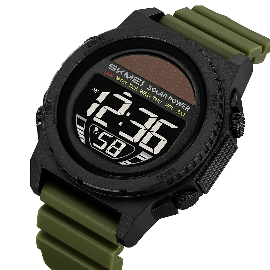 Чоловічий наручний годинник 2358AG Army Green Skmei acs0029970 - фото 3