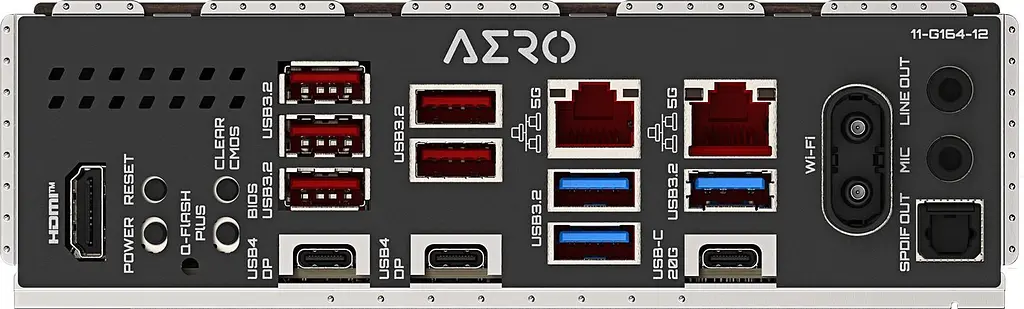 Материнська плата GIGABYTE X870E AERO X3D DARK WOOD (X870E AERO X3D DARK WOOD) (Socket AM5, AMD X870E, ATX) - фото 6