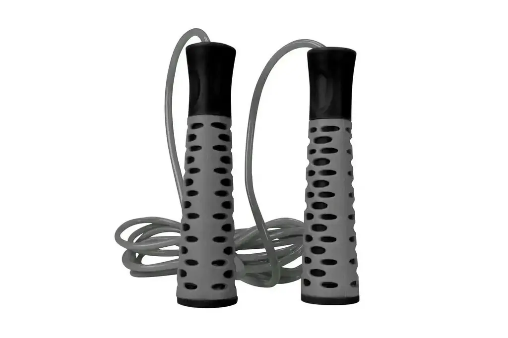Скакалка Power Play 4206 2.75 м, Grey/Black - фото 2