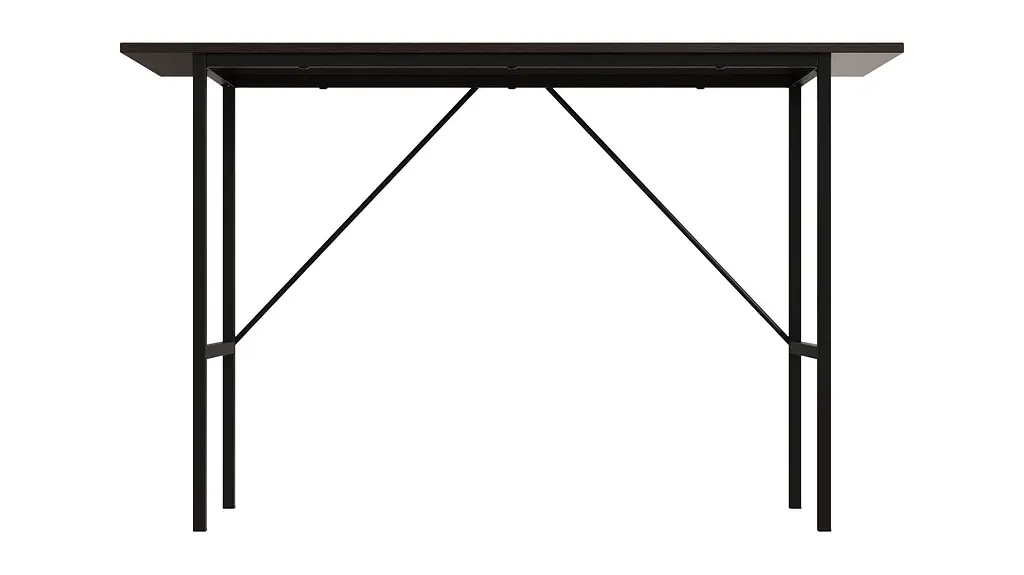 Стіл письмовий Line Тайм Ferrum-decor 750x1200x500 Чорний метал ДСП Венге Магія 16 мм (FRD-106161) - фото 6