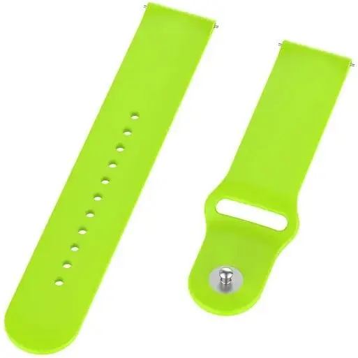 Силиконовый ремешок BeCover для Huawei Watch GT 2 42 mm Lime (706243) - фото 2