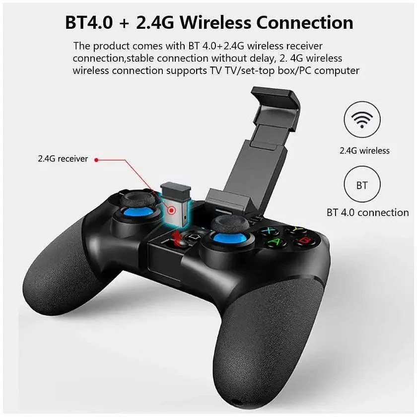 Геймпад джойстик для смартфона iPega PG9156 Batman 3x1 Bluetooth, 2.4G PC/Android/iOS Black - фото 8