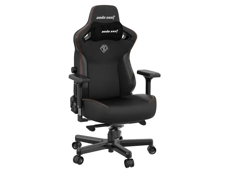 Комп'ютерне крісло Anda Seat Kaiser 3 XL black (AD12YDC-XL-01-B-PVC) - фото 2