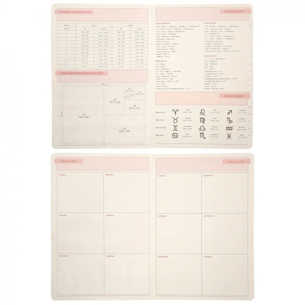 Діловий блокнот Leo Planner А5 Botanic 252691 320 аркушів - фото 7