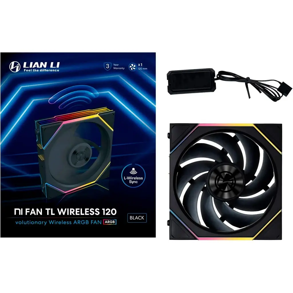 Вентилятор LIAN LI Uni Fan TL WIRELESS 120-1 Black (G99.12TL1W1B.00) - фото 7