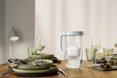 Фільтр-глечик Brita ONE LED MXpro скляний синій (1061076) - фото 10