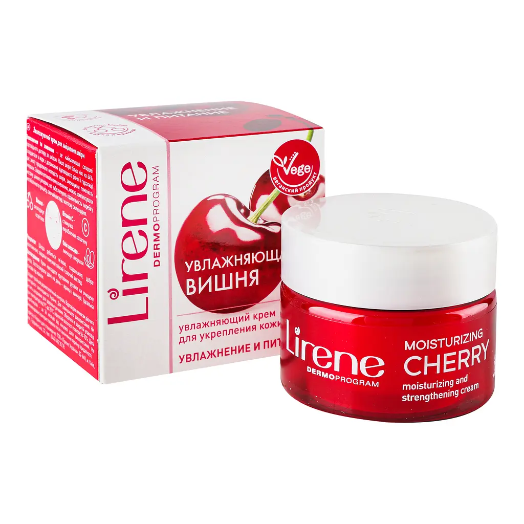 Крем для обличчя Lirene Зволоження та живлення Moisturizing and Strengthening Cream 50 мл - фото 2