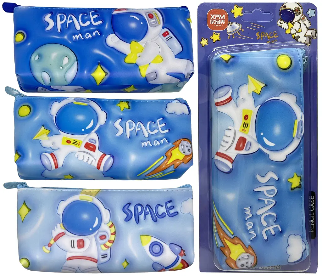 Пенал-косметичка Космонавт, PVC, 8x36 см (В асортименті) - фото 2