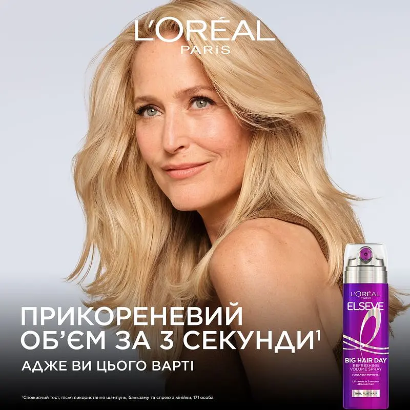 Освіжаючий прикореневий спрей L'Oreal Paris Elseve Collagen Lifter для надання об'єму тонкому, позбавленому об'єму волоссю 200 мл​ - фото 8