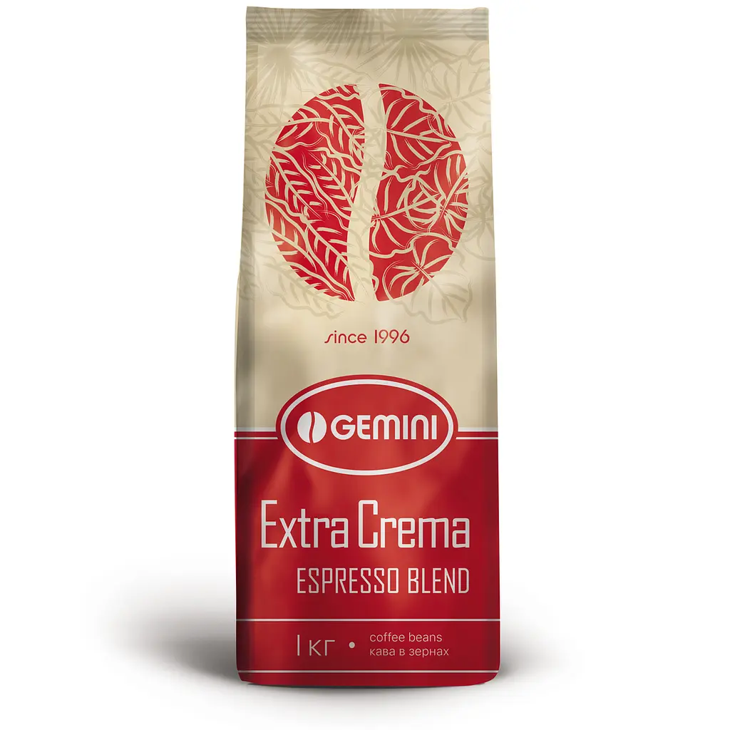 Кава в зернах Gemini Extra Crema 1 кг (ящик 8 кг) - фото 3