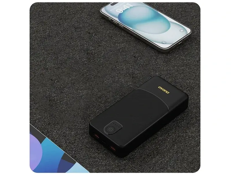Зовнішній акумулятор (Power Bank) Dudao K10Pro 20000 mAh 10W Black (6976625333974) - фото 2