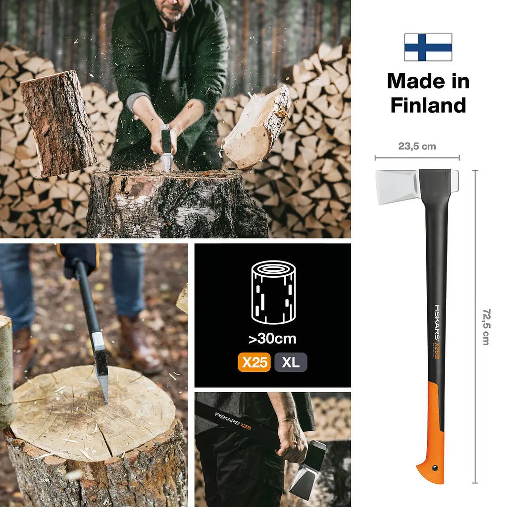 Сокира-колун Fiskars Fiskars XL Х25 (1015643) - фото 3