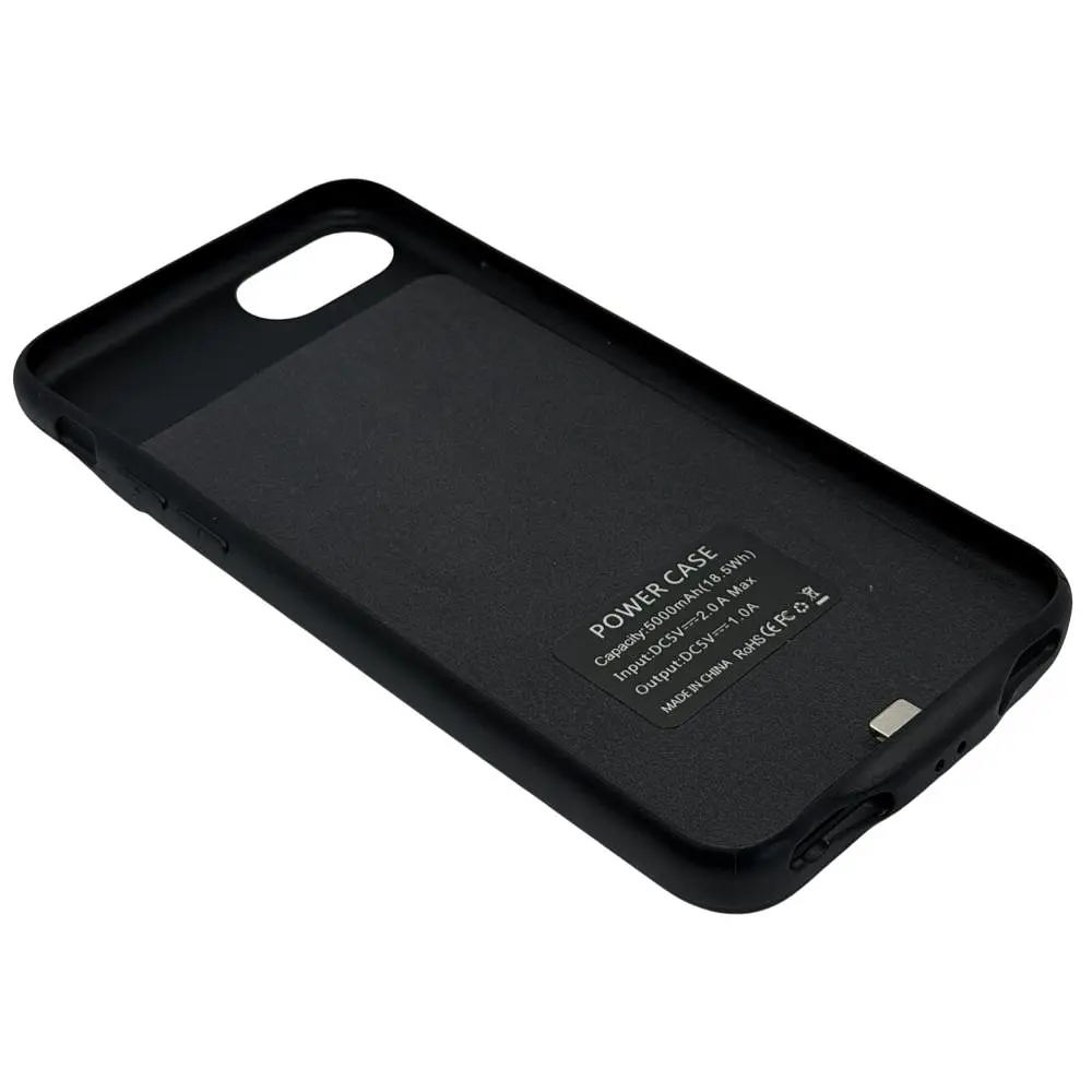 Чохол-акумулятор XON PowerCase для iPhone 6/6S/7/8/SE (2020) 5000 mAh Чорний (PCBS1108152B 2780) - фото 4