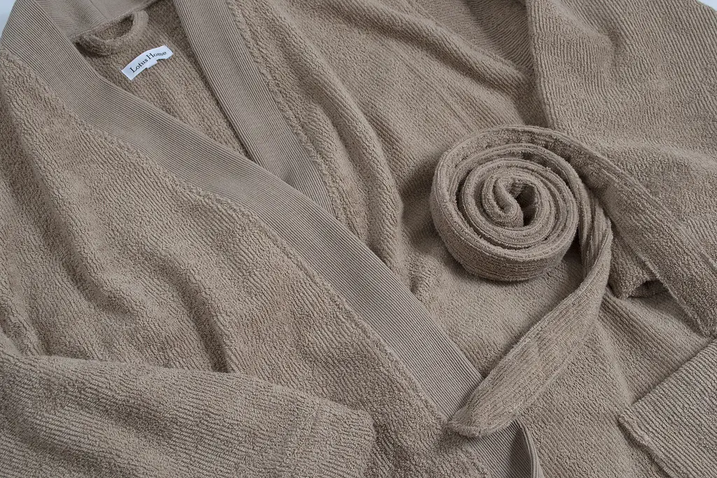 Халат-кимоно Lotus Home - Vera бежевый L/XL - фото 7