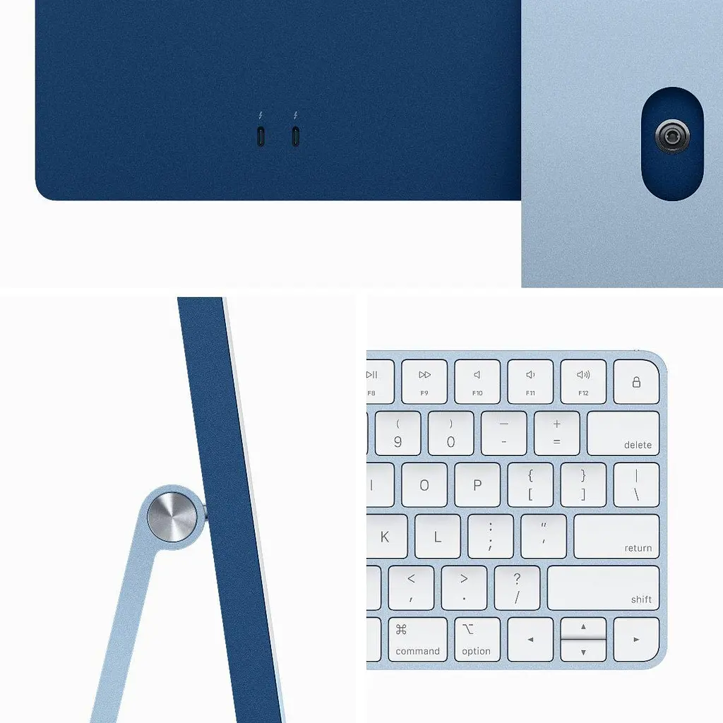Моноблок Apple iMac 24 M3 Blue (MQRQ3SL/A) - фото 3