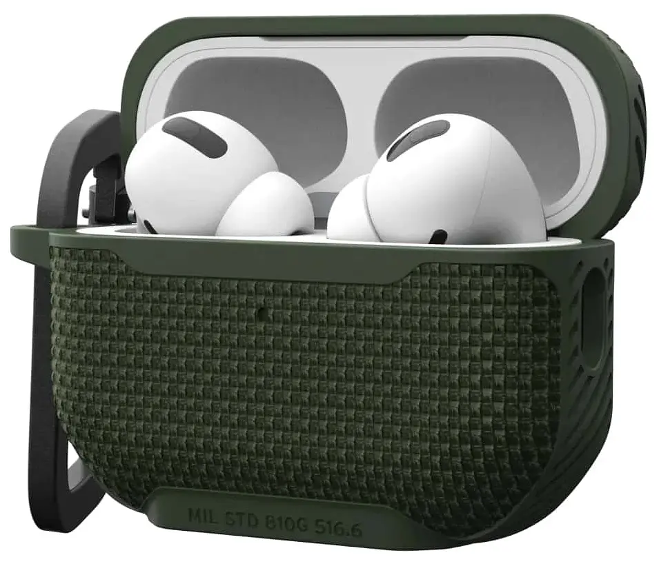 Чехол UAG для AirPods Pro (Gen 2, 2022), Metropolis, Olive Drab teh0019456 - фото 3