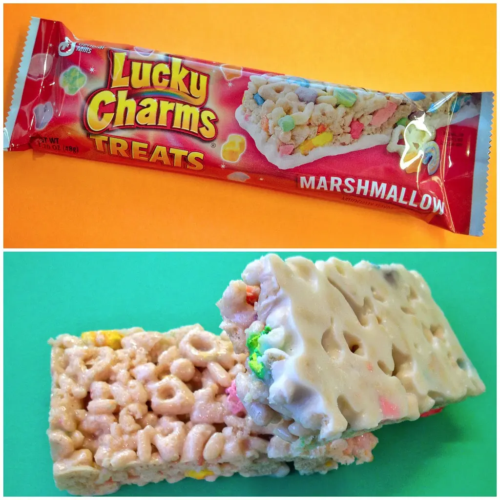 Батончик Lucky Charms Marshmallow Treats - фото 2