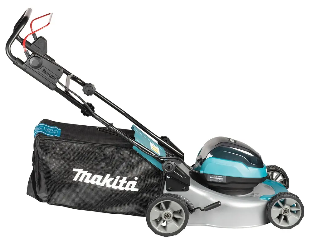 Газонокосарка акумуляторна Makita DLM466 BEO2 (46 см, 20-75 мм, 60 л, BL, LXT) - фото 3