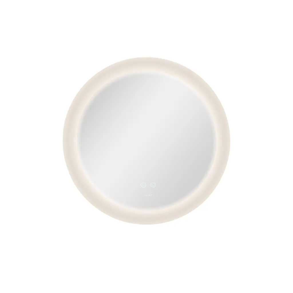 Дзеркало Qtap Taurus R600 з LED-підсвічуванням Touch, з антизапотіванням, з димером температури кольору (3000-6500K) QT2478R607 - фото 6