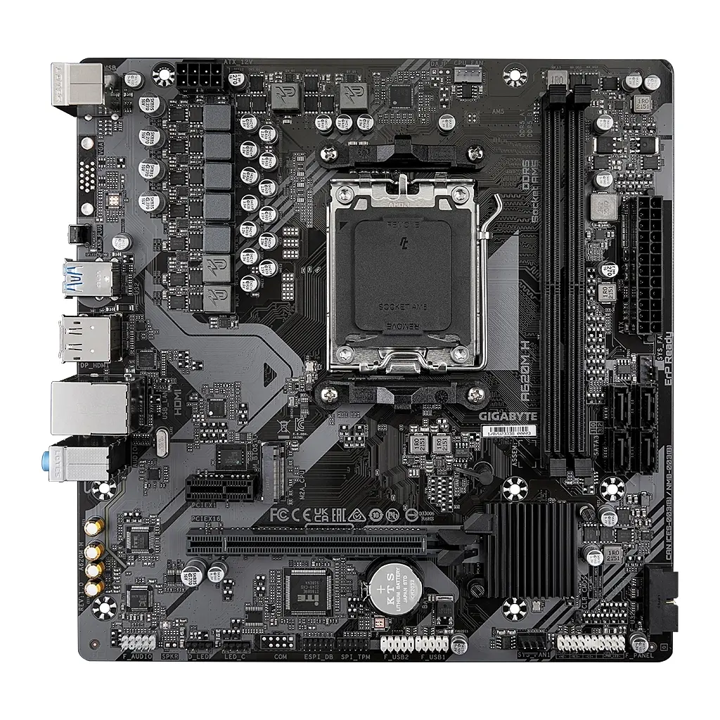 Материнська плата GIGABYTE A620M H - фото 2