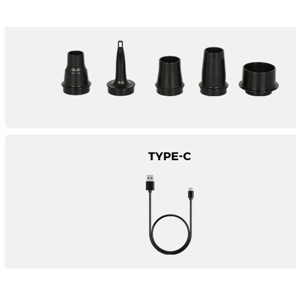 Портативний повітряний насос Flextail Evo Pump 3, 1000 л/хв, помаранчевий - фото 2