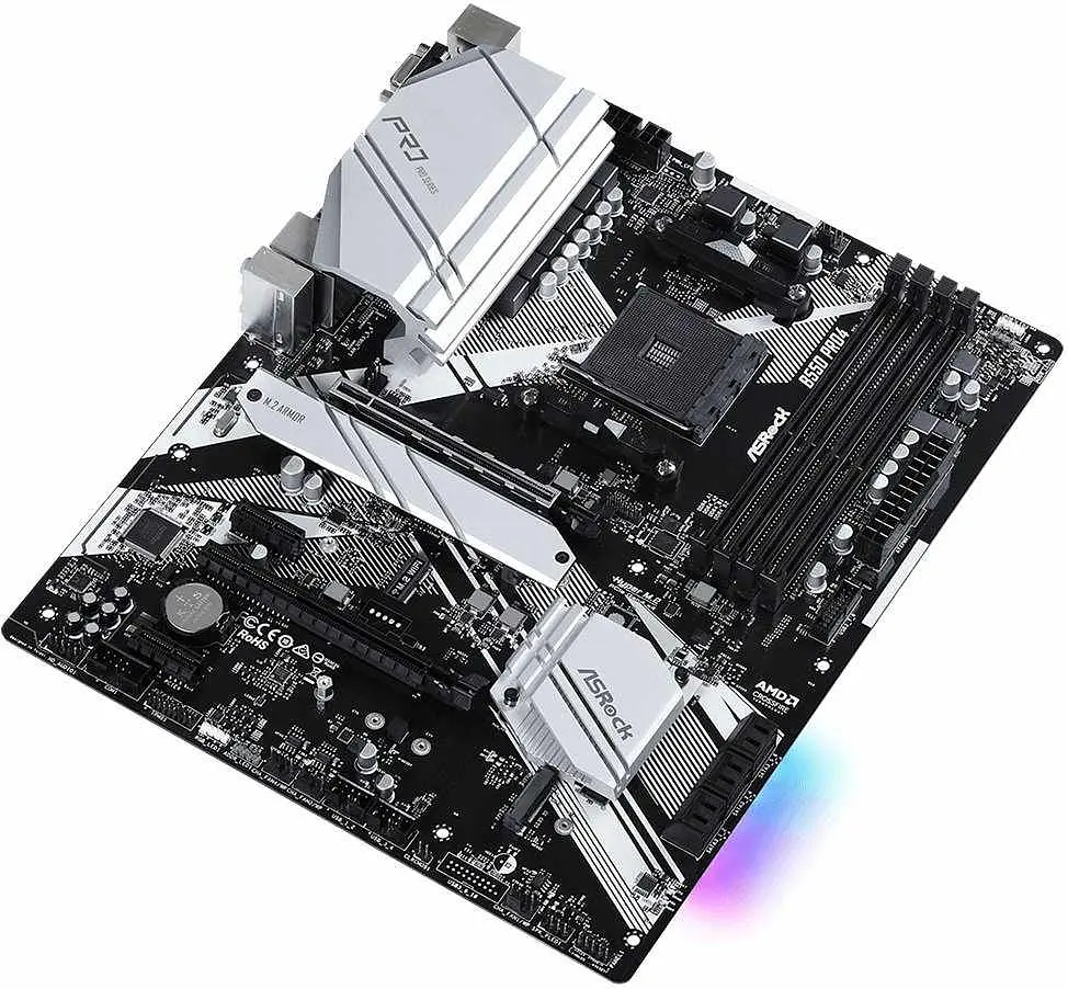 Материнська плата ASRock B550 PRO4 (B550 PRO4) (Socket AM4, AMD B550, ATX) - фото 3