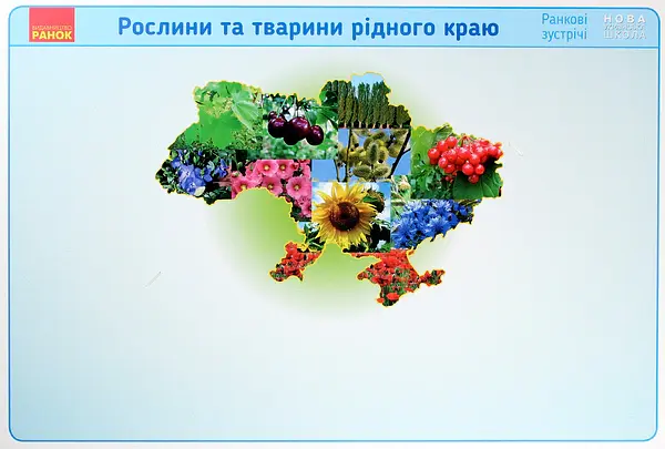 Ранкові зустрічі. Рослини та тварини рідного краю. Комплект плакатів. 1-4 класи - - фото 4