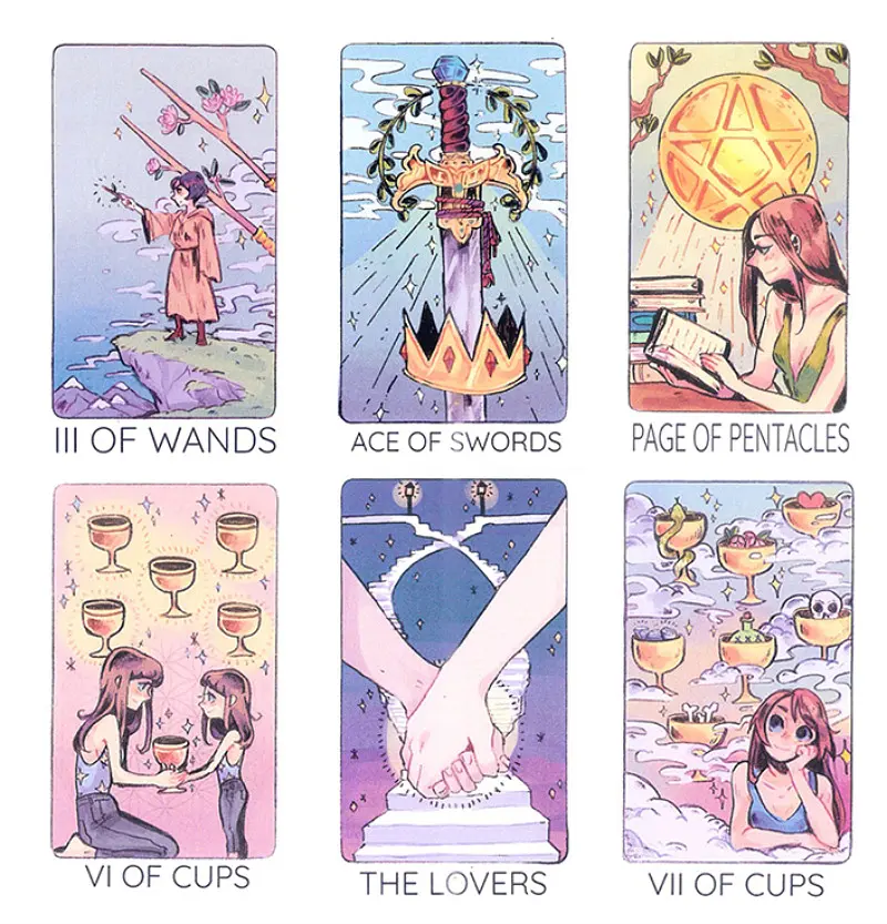 Карты Таро Tarot Deck Бриттс Третий Глаз Britts third eye 78 штук в комплекте 10 см - фото 4