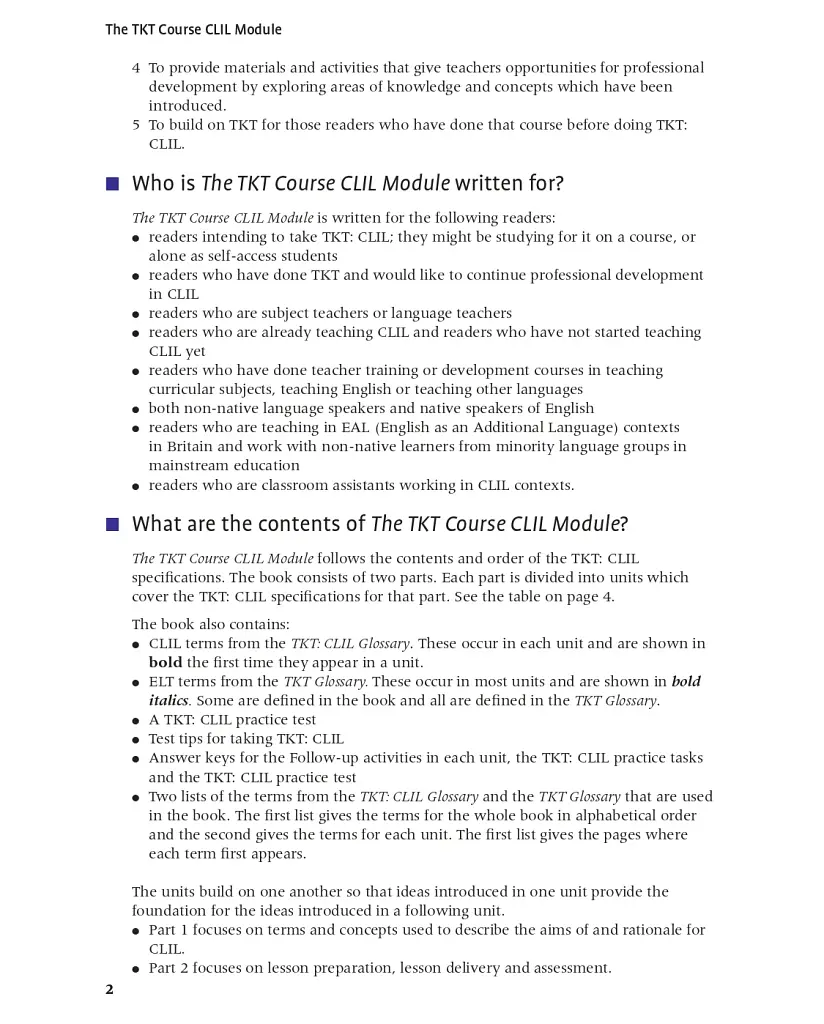 The TKT Course CLIL Module - фото 3