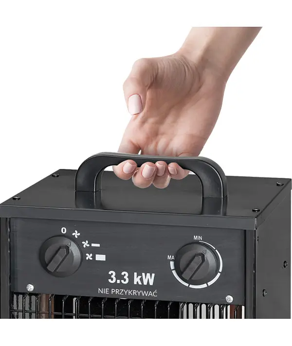 Тепловентилятор Cronos Heaters TSE-33A промисловий 3300W - фото 3