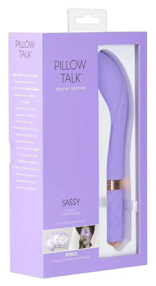 Вибратор Pillow Talk Sassy Special Edition 19.8 см фиолетовый - фото 6