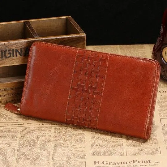 Чоловічий клатч 14189 Vintage коричневий - фото 6