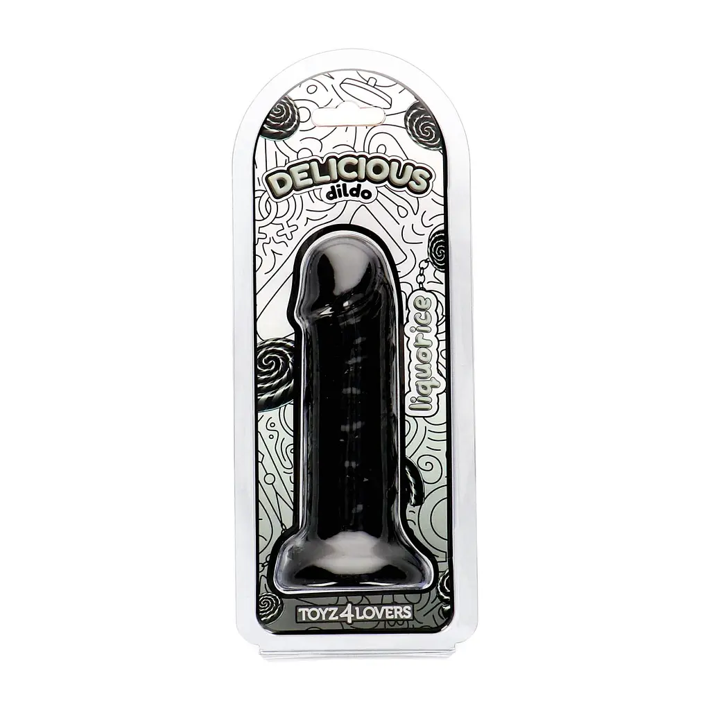 Фалоімітатор Toyz4lovers Delicious Licorice 15 см (чорний) - фото 9