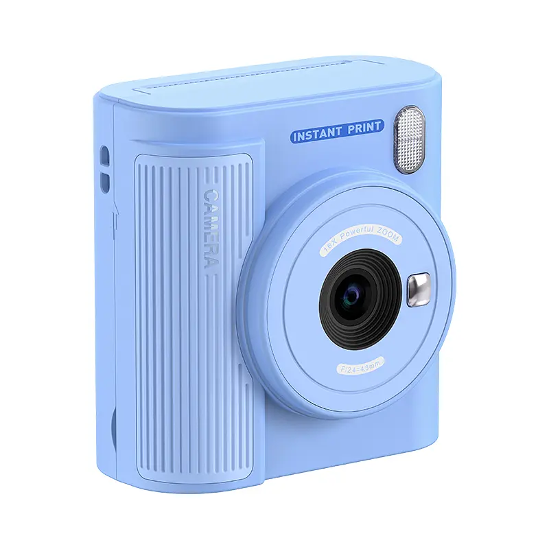 Дитячий фотоапарат Instant Print Camera P99 з миттєвим термодруком (Синій) - фото 2