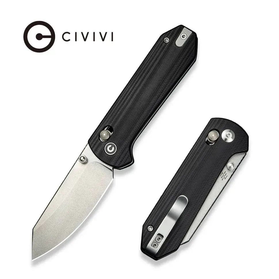 Ніж Civivi Yonder, Black G10, Stonewash (C23073-1) - фото 10