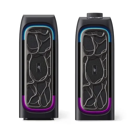 Колонки 2.0 HV-SK215, Black, 2 x 2.5 Вт, mini-jack 3.5 мм Havit teh0029027 - фото 2
