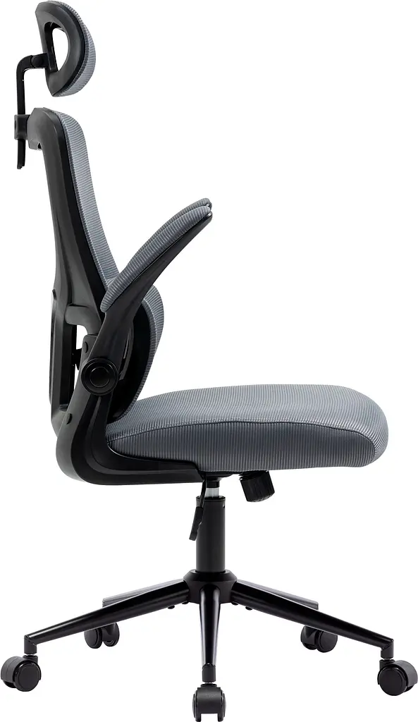 Офісне крісло GT Racer X-5728, чорно-сіре (X-5728 Black/Gray) - фото 10