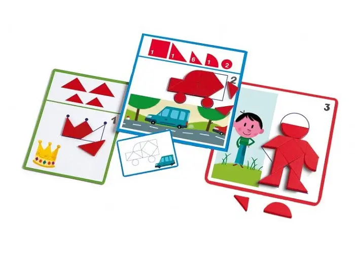 Настільна гра Djeco Танграмм Shapes Eduludo (Тangram Shapes Eduludo) (DJ08300) - фото 4