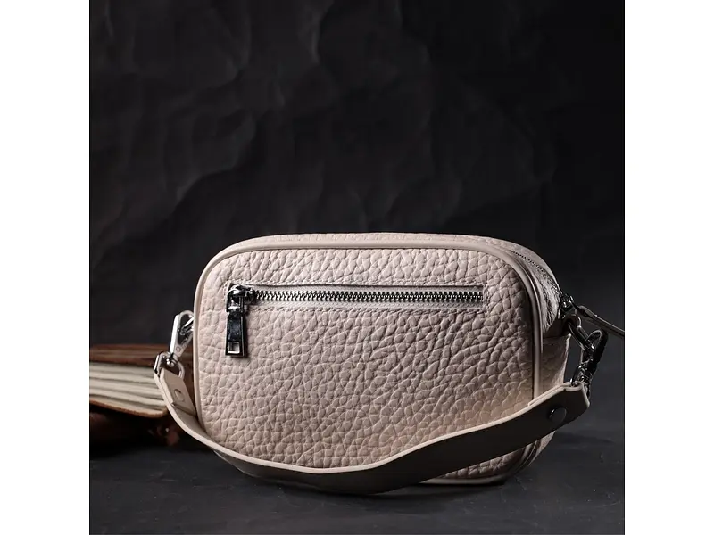 Жіноча шкіряна сумка Vintage 20х14х6,5 см sum0024666 - фото 7