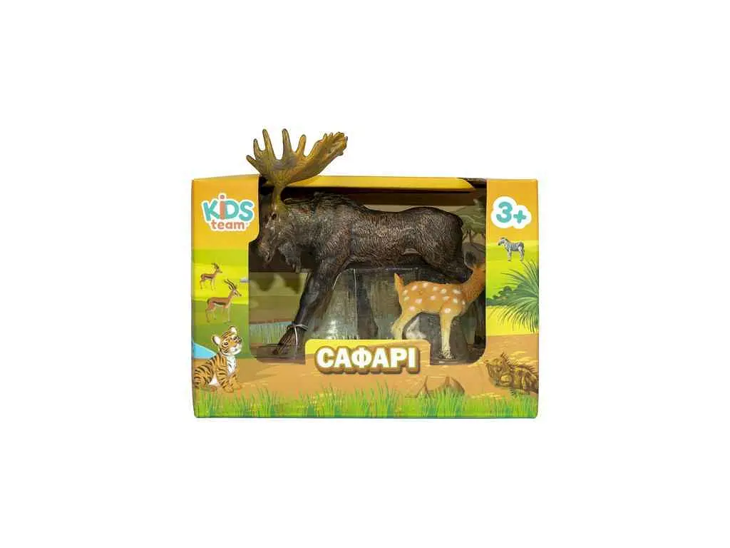 Набір тварин KIDS TEAM ANIMALS в асортименті Сафарі Q9899-A25 - фото 3