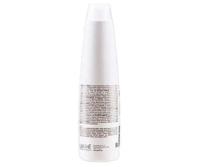 Шампунь Lakme K.Therapy Sensitive Relaxing Shampoo для чувствительной кожи головы 300 мл - фото 2