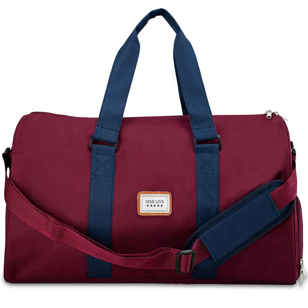 Сумка дорожная Semi Line 42 Dark Red (A3031-1) - фото 4