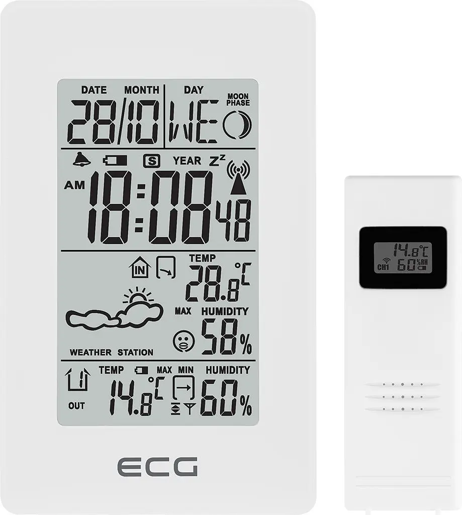 Метеостанція ECG MS 100 White - фото 3